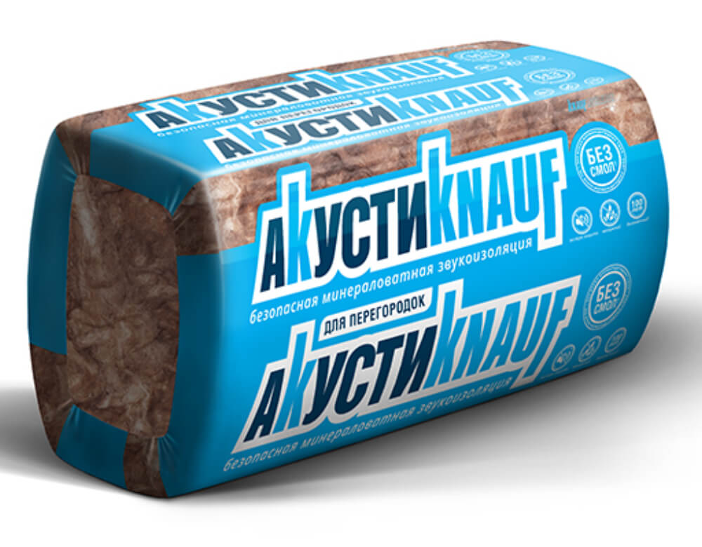 Теплоизоляция КНАУФ АкустиKNAUF АS 37 (50х610х1230)12м2/0,6м3(36)