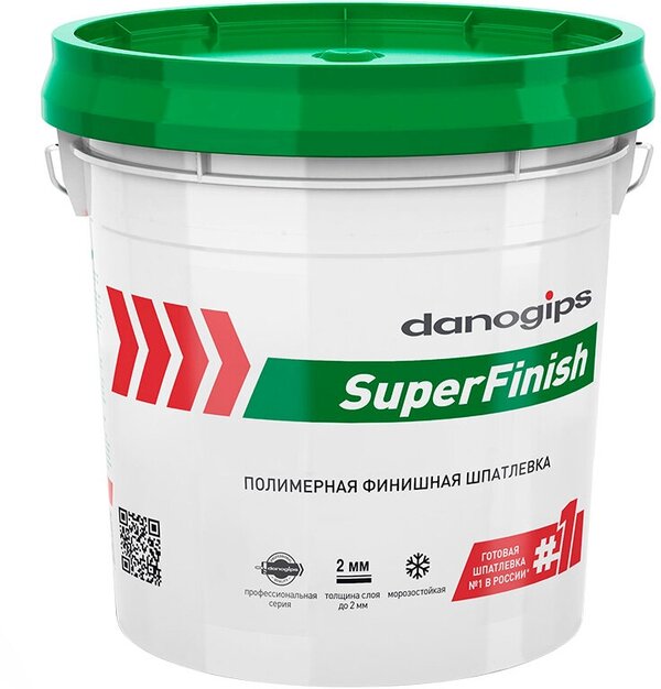 Шпатлевка DANOGIPS SuperFinish (3л), 5кг/120
