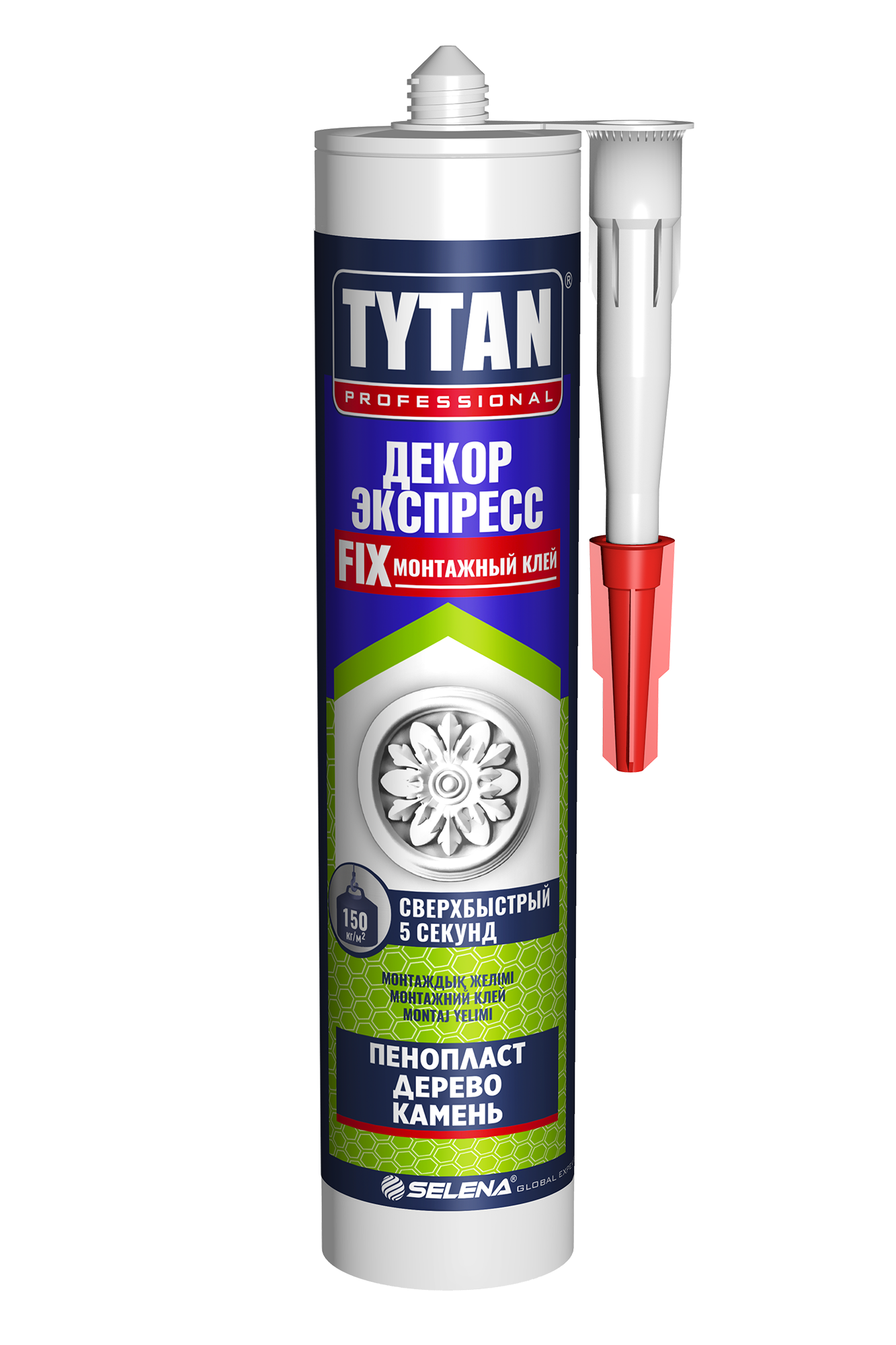 Клей монтажный TYTAN Professional Декор Экспресс, 310 мл/12 (+5С)