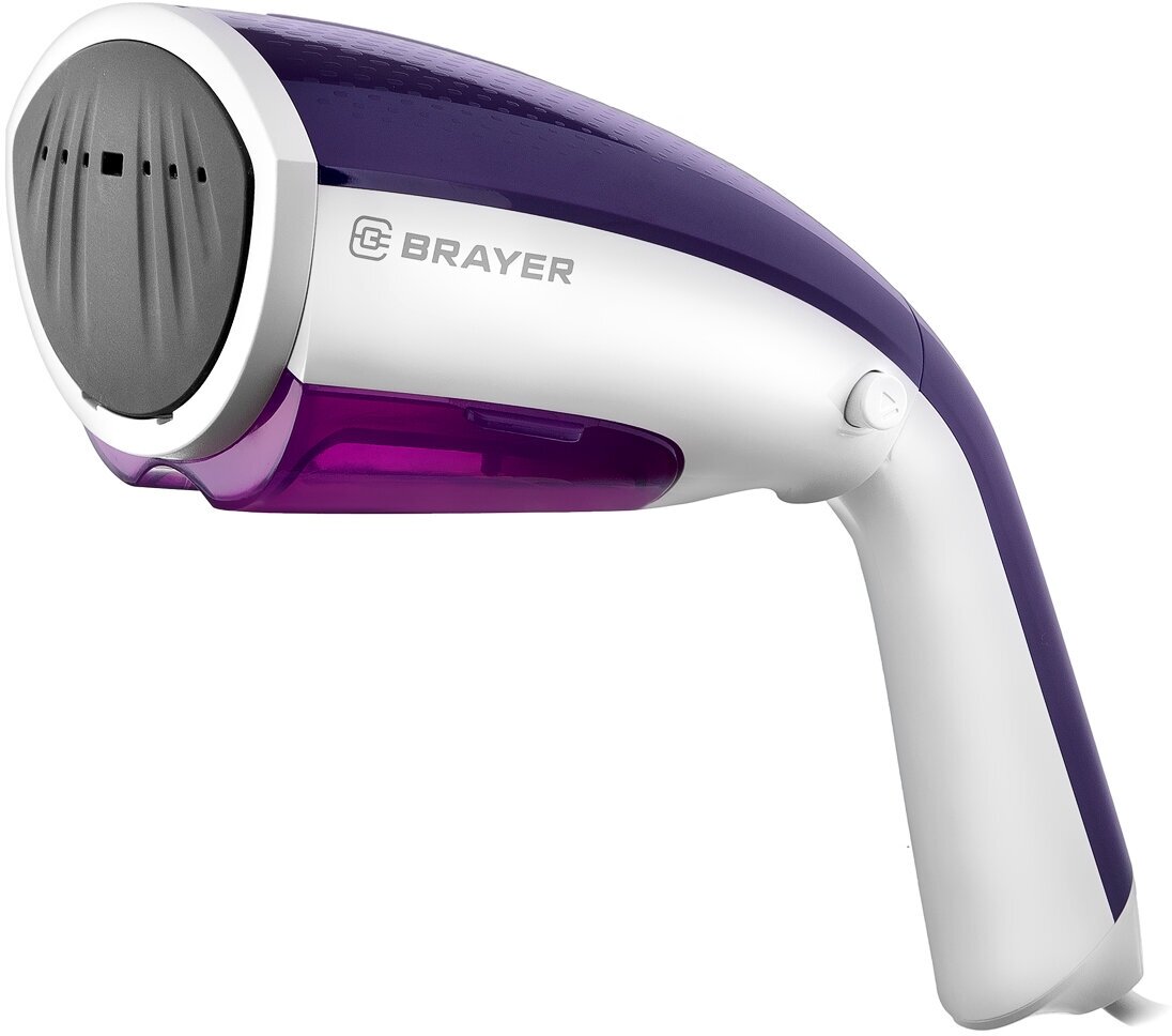 Отпариватель ручной BRAYER, 1200 Вт, пар 16 г/мин, складной, съём.щетка,автоотключ.