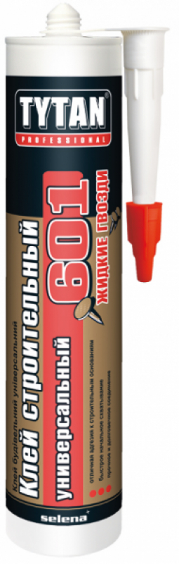 Жидкие гвозди TYTAN Professional №601 Строительный бежевый 405г/12