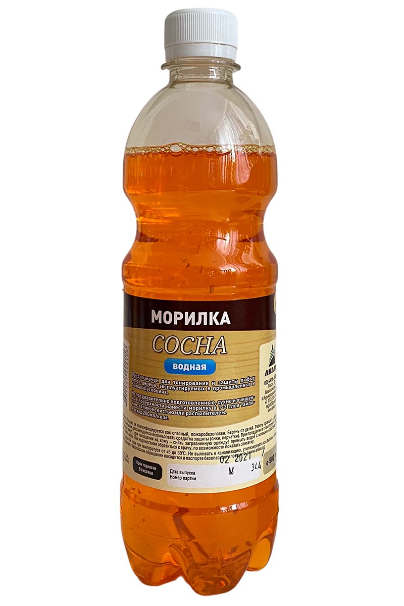 Морилка для дерева на водной основе СОСНА  0,5л. АНЛЕС (20шт)