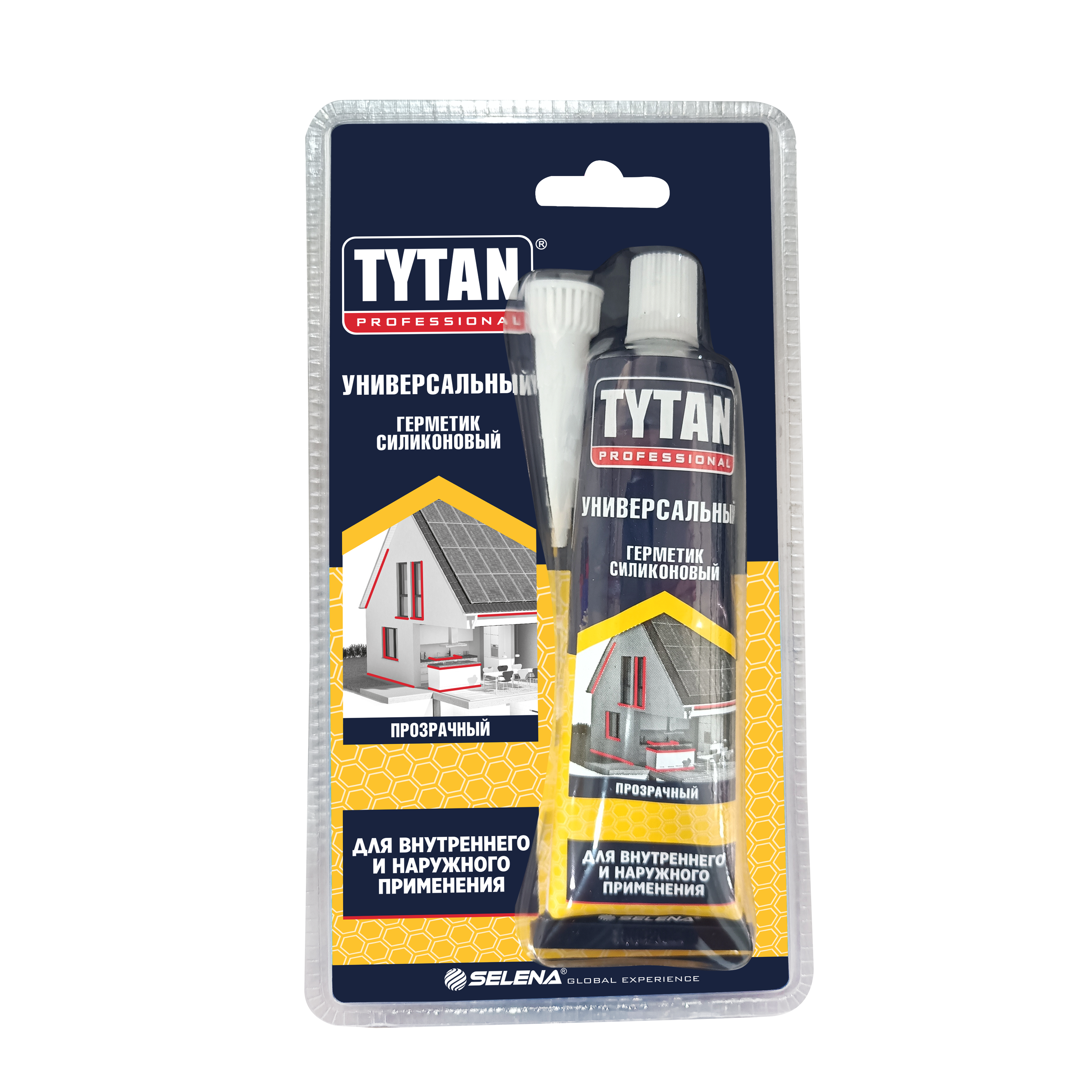 Герметик TYTAN Professional силиконовый универсальный  прозрачный 85мл /12