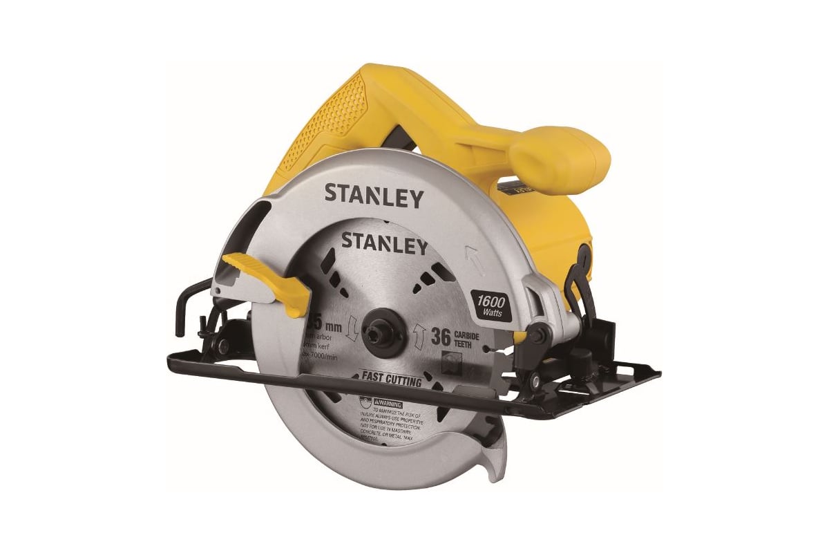 Пила дисковая STANLEY 1600Вт, 185 мм, адаптер для пылеудаления