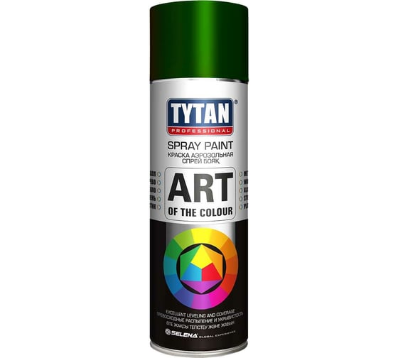 Краска аэрозольнаяTYTAN Professional Art of the colour темно-зеленая 6005 400мл /12