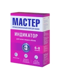 Клей обойный МАСТЕР индикатор, 200 г (36)