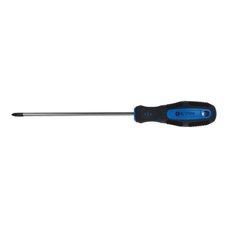 Отвертка TOOLBERG PH 1х150мм двухк. ручка, намагн. наконечник/12