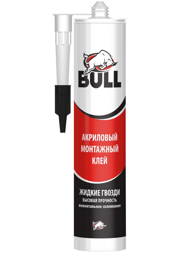 Клей BULL 310 Акриловый Монтажный 310мл.