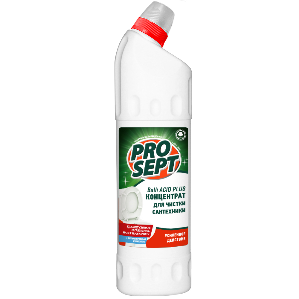 Средство Bath Acid Plus для чистки сантехники Концентрат 0,75 л/12
