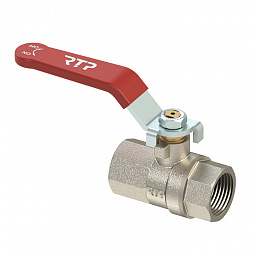 Кран шаровой латунный 1/2" ВН/ВН PN40 ручка рычаг/RTP/10