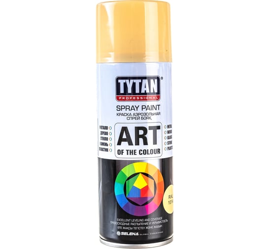 Краска аэрозольнаяTYTAN Professional Art of the colour бежевая 1014 400мл /12