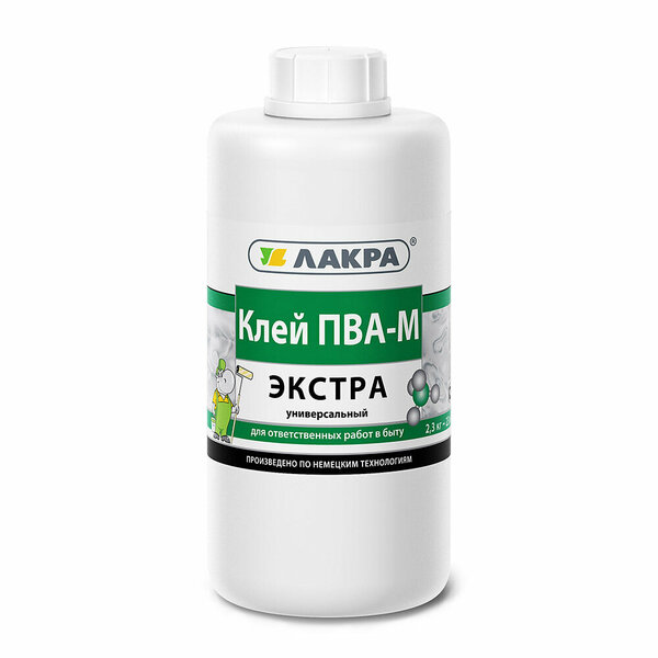 Клей ЛАКРА Мастер универс. ПВА 2,3кг/6