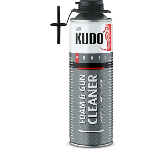 Очиститель монтажной пены KUDO HOME FOAM&GUN CLEANER 650мл/12