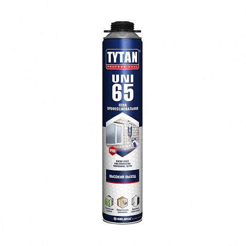 Пена Tytan Professional 65 UNI пена профессиональная 750 мл /12