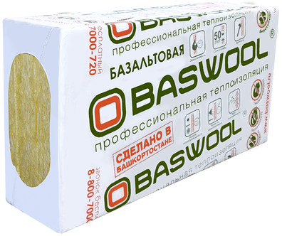 Плита минераловатная ИЗОПРОФ ЛАЙТ 35 (1200х600х50)/0,216м3/6шт.