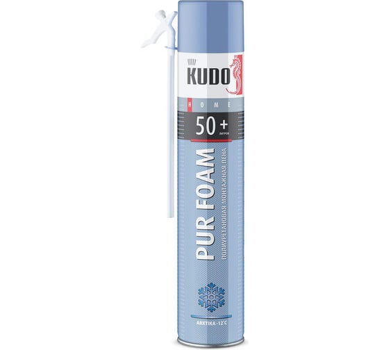 Пена KUDO HOME 50+ARKTIKA  -12С полиуретановая монтажная бытовая 1000мл/12