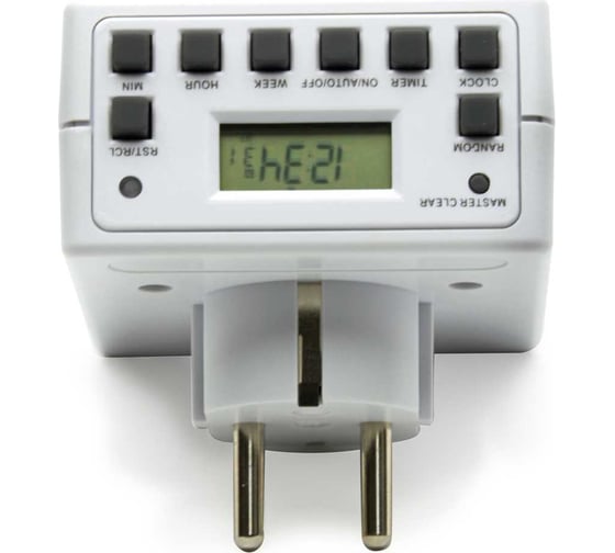 Розетка с таймером (недельная) 3500W/16A 230V TM21