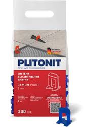 Зажим PLITONIT СВП PROFI 0,7 мм,100 шт.