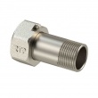 Штуцер латунный для присоединения счетчика воды 1/2" НР L29,5/RTP/20