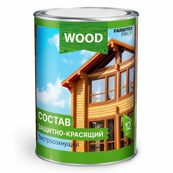 Состав для древесины FARBITEX ПРОФИ быстросохнущий Орегон (0,75 л)