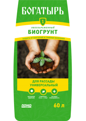 Грунт Богатырь для рассады 10л (Лама Торф)