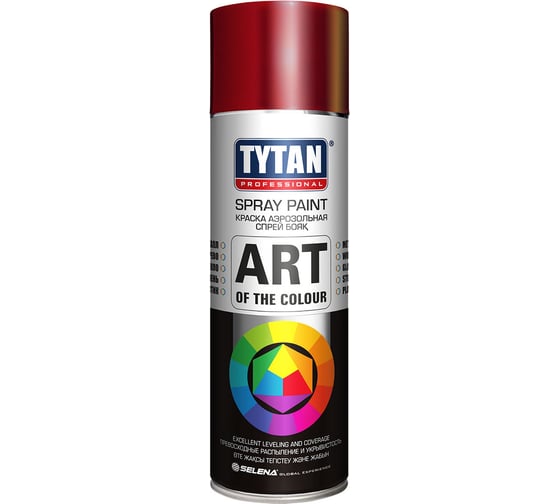 Краска аэрозольнаяTYTAN Professional Art of the colour красное вино 3005 400мл /12