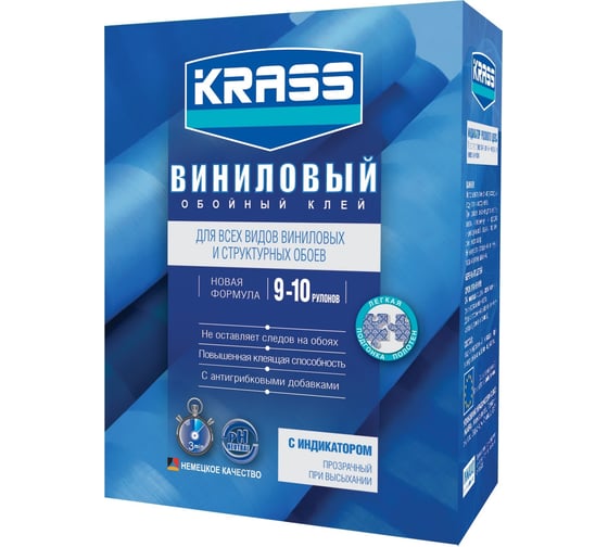 Клей KRASS виниловый для обоев 300г Россия