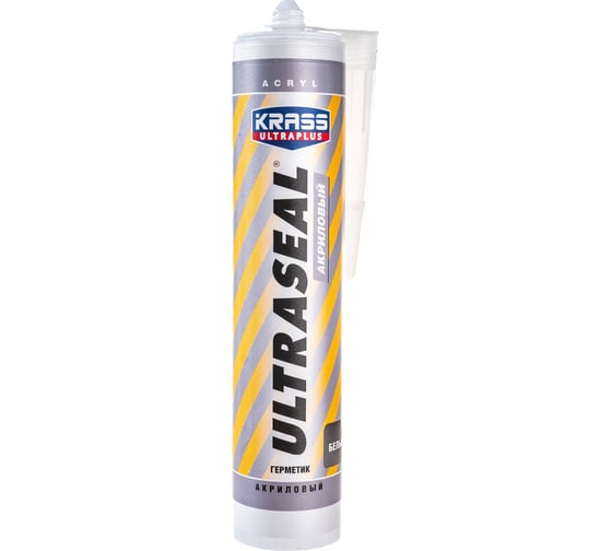 Герметик KRASS ULTRASEAL акриловый, белый 260мл (12)