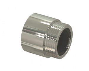 Удлиннитель латунный хромированный D25 1/2" L10 ВН/НР/RTP/119