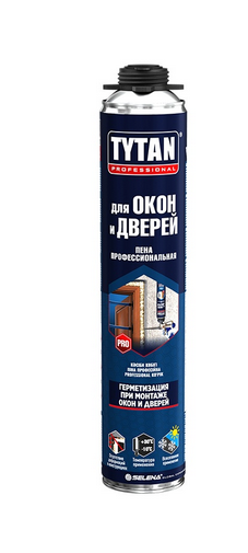 Пена TYTAN Professional для окон и дверей всесезонная профессиональная 750 мл /12
