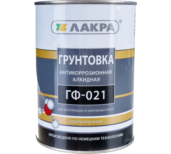 Грунт ЛАКРА ГФ-021 красно-коричневый 2,5кг /6шт
