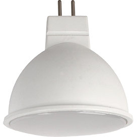 Лампа светодиодная LED MR16, 5,0Вт, 220В, 6500K, GU5.3, 48x50, мат.стекло Ecola Light (100) код_0200