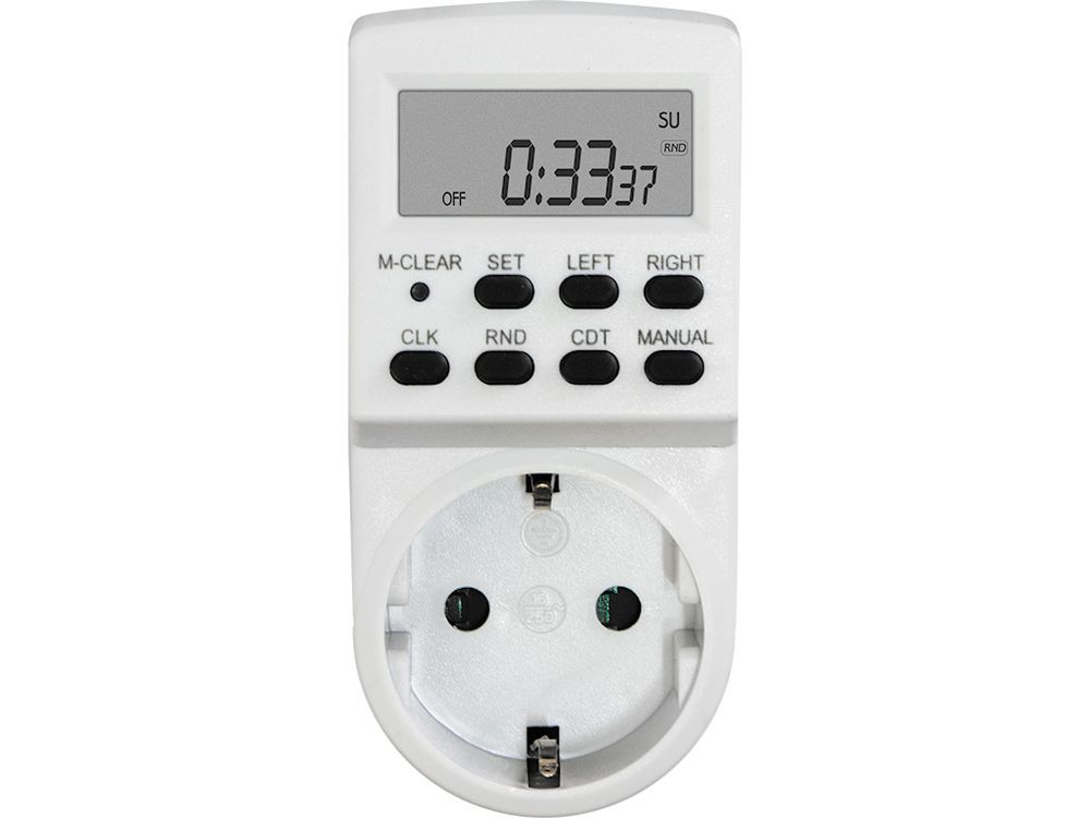 Розетка с таймером (недельная) 3500W/16A 230V TM24