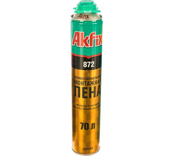 Пена AKFIX 872 Профессиональная монтажная  70л/1020 гр. СГ 05.06.2026