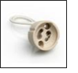 Патрон под лампу GU10/ceramic holder GU10