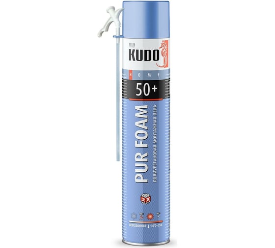 Пена KUDO HOME 50+ полиуретановая монтажная бытовая всесезонная 1000мл/12