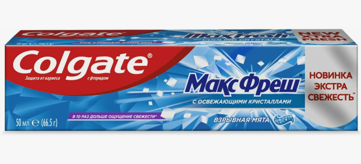 Паста зубная 100мл Макс Фреш Взрывная мята КОЛГЕЙТ
