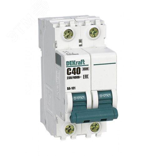 Автомат DEKraft 2п 40А /6/