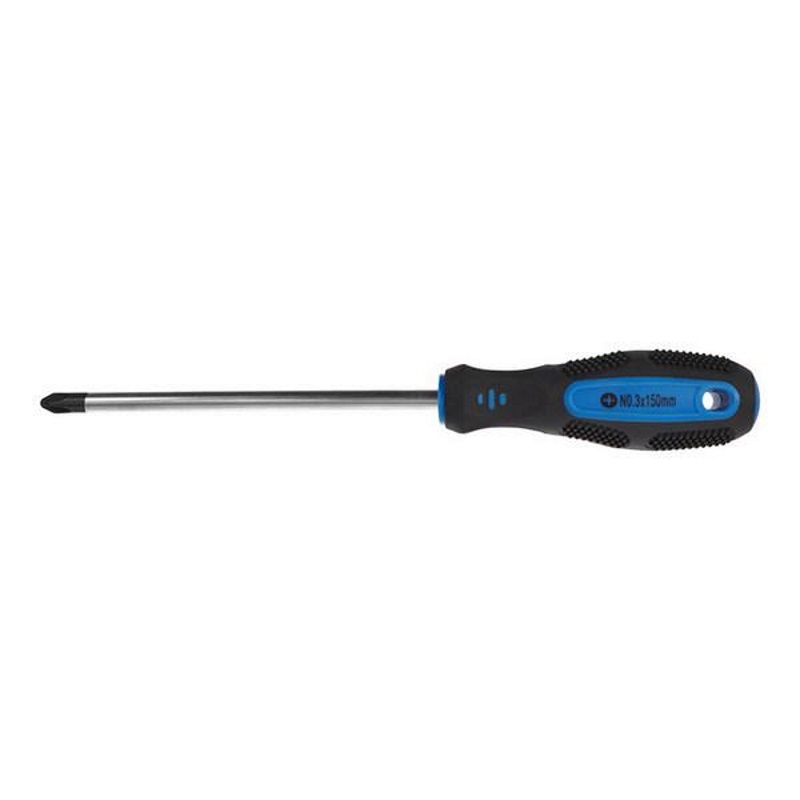 Отвертка TOOLBERG PH 3х150мм двухк. ручка, намагн. наконечник/12