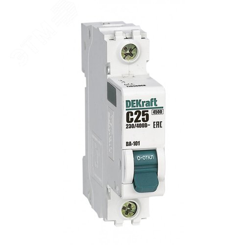 Автомат DEKraft 1п 25А /12/