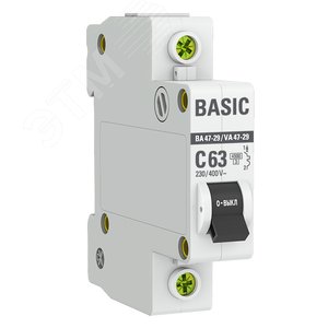 Автомат EKF 1п 63А /12/