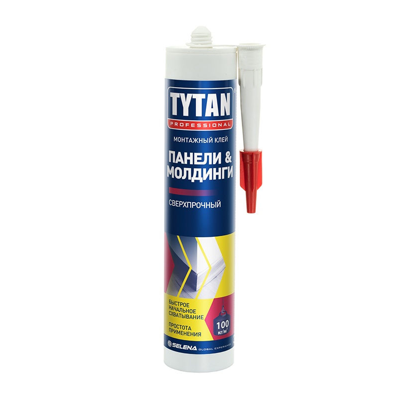 Жидкие гвозди TYTAN Professional для панелей и молдингов, 310 мл /12