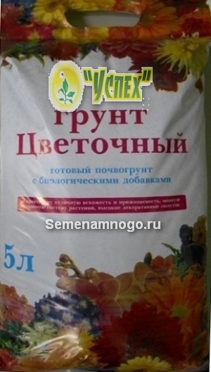 Грунт Цветочный 5л (Агрохим)