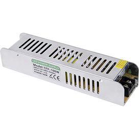 Блок питания для светодиодной ленты 100 Вт, плоский и узкий, 220V-12V, IP20 Ecola
