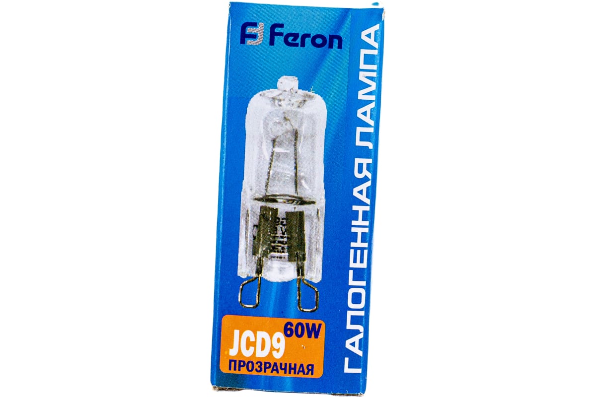Лампа галогенная 60W 230V JCD/G9 JCD9 FERON/100