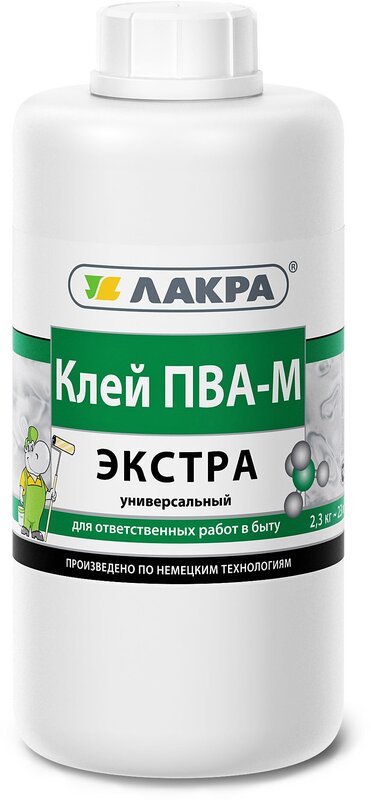 Клей ЛАКРА Экстра универс. ПВА 2,3кг/6