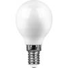 Лампа светодиодная LED шар (G45) 9,0Вт, 2700K, E14 SBG4509 SAFFIT (200)