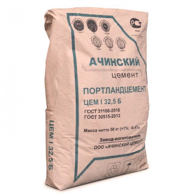Цемент ПЦ I 32.5Б Ачинск, 25 кг (60)