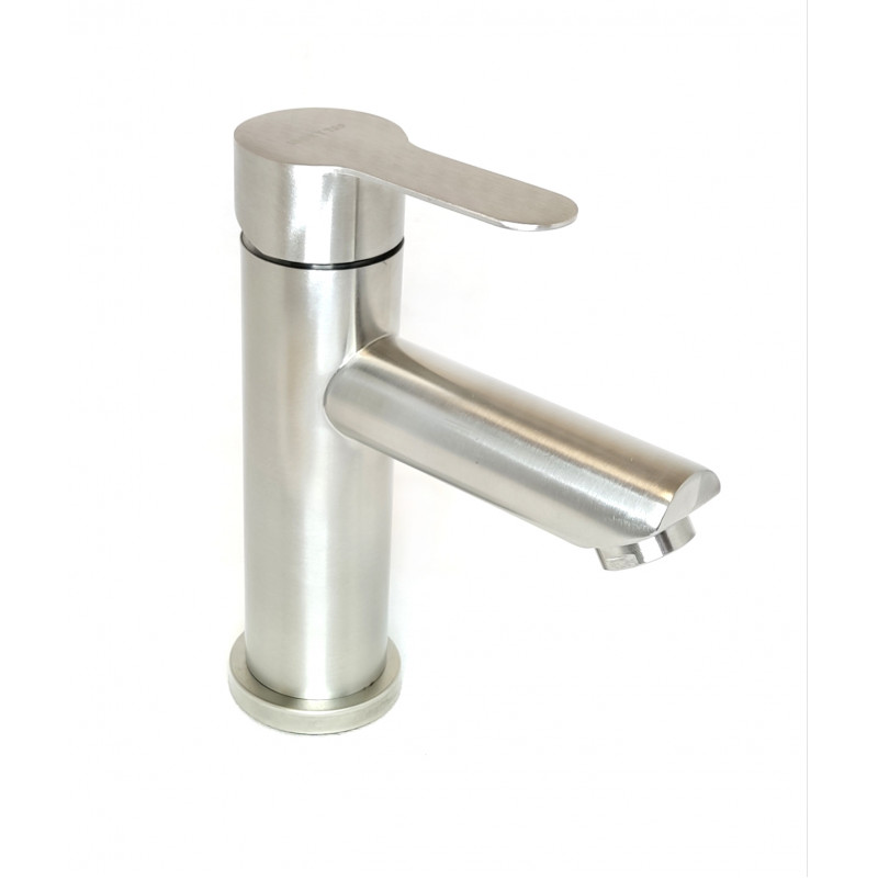 LUCKY TAP Смеситель д/умыв., корп. нерж.сталь,картридж 35 БЕЗ ПОДВОДКИ  BM-3501-SS-33