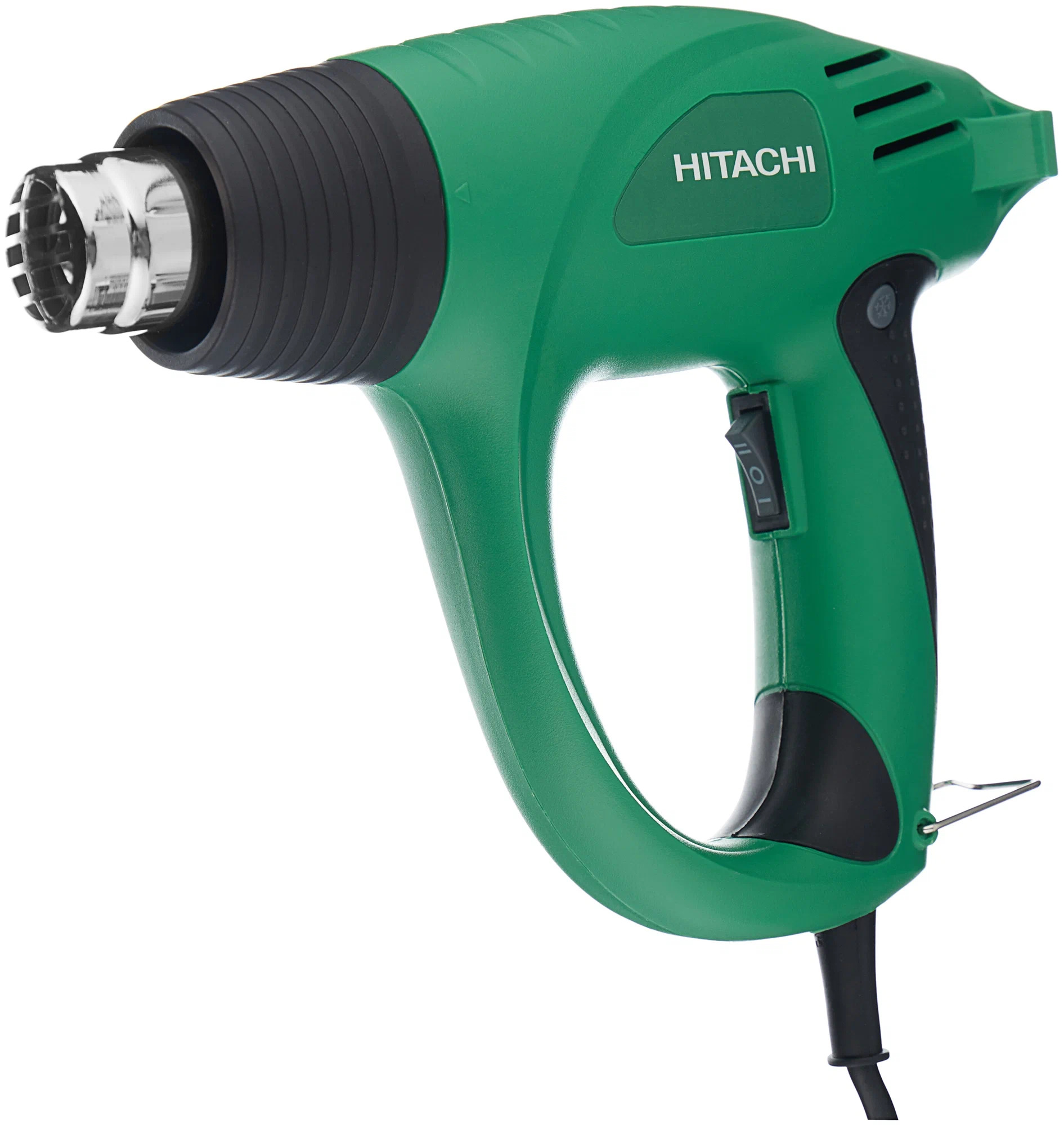 Строительный фен HITACHI RH600T (2000 Вт,  450-600*C, 250/500л/мин, 0,57кг, 3 насадок, кейс)